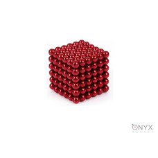 Антистресс іграшка магніт NeoCube — конструктор 216 шт червоний