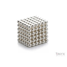 Антистресс іграшка магніт NeoCube — конструктор 216 шт Срібло