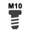 Різьба: М10