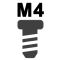 Різьба: М4