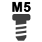 Різьба: М5