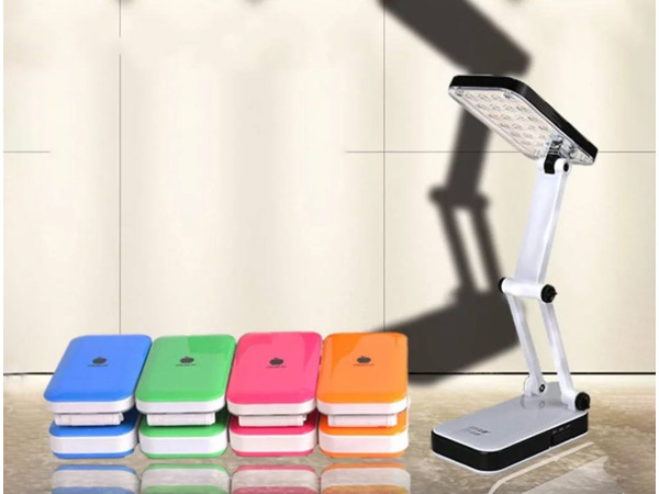 Настільна діодна лампа 24 діода Topwell Optimus 1019 pink, blue, green (Трансформер)