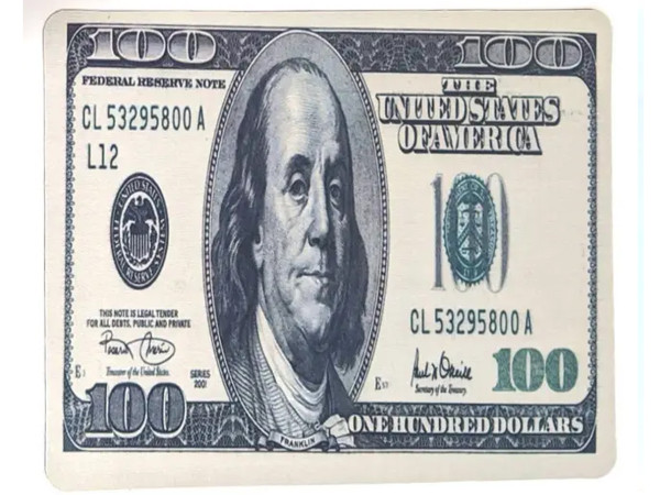 Коврик для мишки 100$ small (18x22)