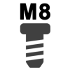 Різьба: М8