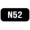 Намагнічення: N52